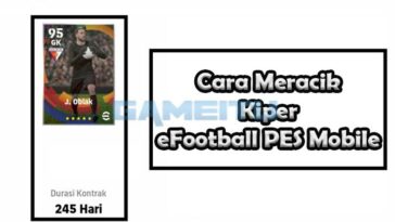 Cara Maracik Kiper eFootball PES Mobile ke Level MAX