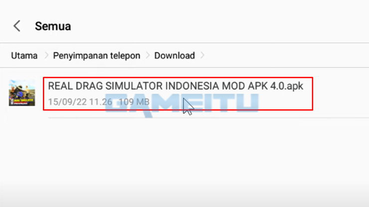 Install Real Drag Simulator MOD Apk