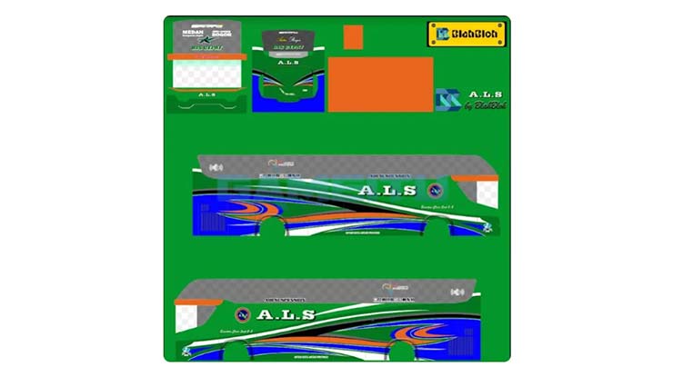 3. Livery Bussid ALS Srikandi SHD