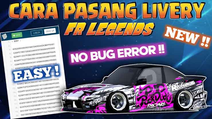 Cara Pasang Livery FR Legends