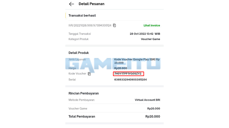 Kode Voucher Google Play