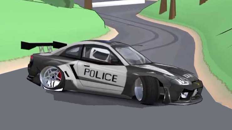 4. Livery Mobil Polisi Silvia S15