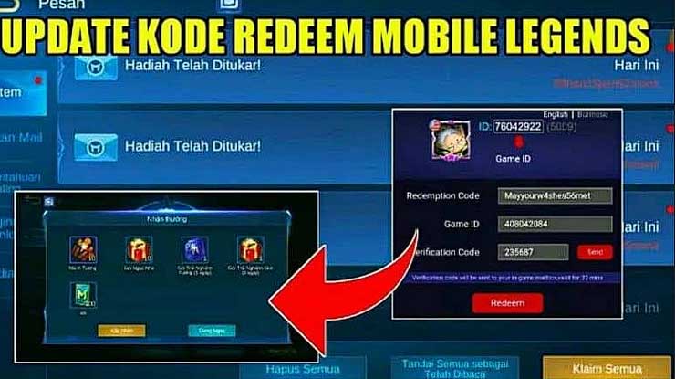 Kode Redeem Mobile Legends