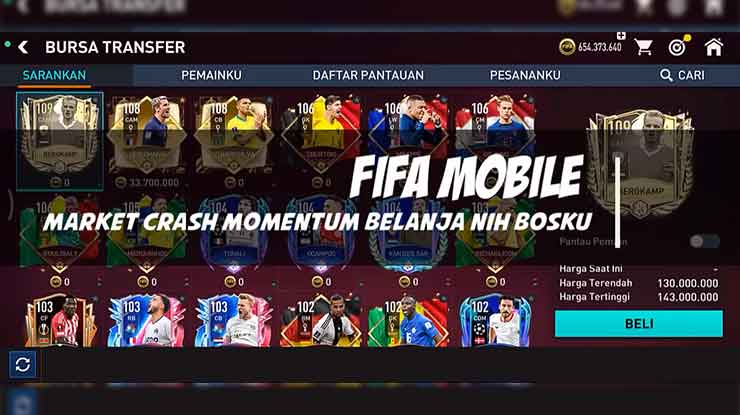 Kapan Market Crash FIFA Mobile