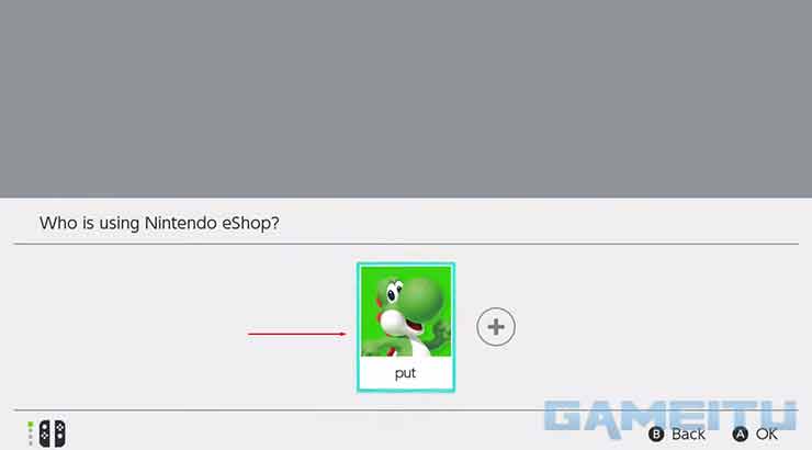 Login eShop Nintendo Switch