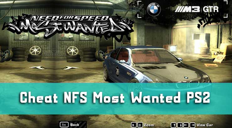 Cheat NFS Most Wanted PS2