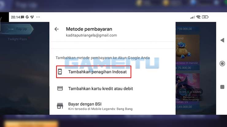 Pilih Metode Pembayaran