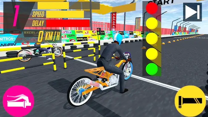 Cara Bermain Game Drag Bike 201M Indonesia Mod Apk