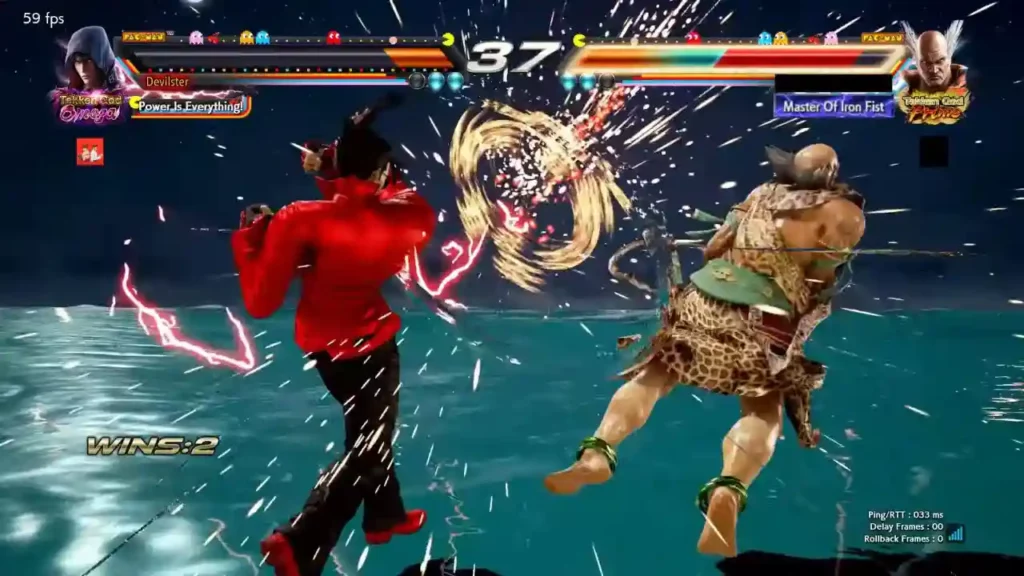 Jin Kazama Electric Wind God Fist Combo