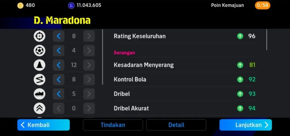 Racikan Maradona eFootball