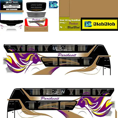 Livery Bimasena Parikesit Blah Bloh Edition