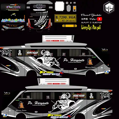 Livery PO Haryanto New Timsus Huru Hara