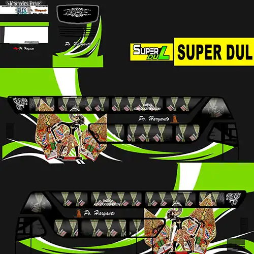 Livery PO Haryanto SDD Wayang Hijau