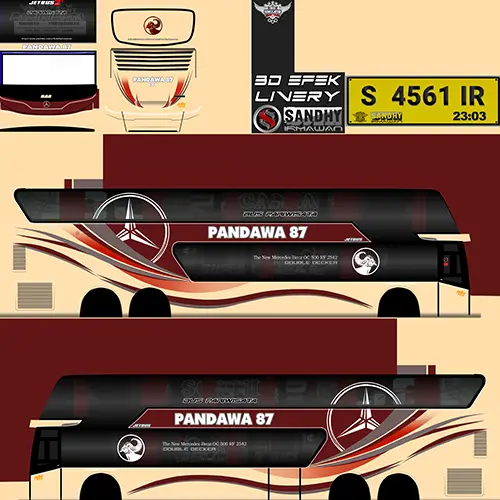 Livery SDD Pandawa 87 Mercy Class