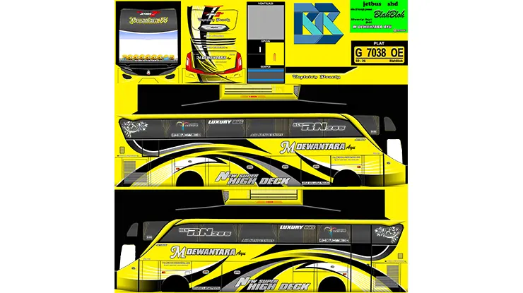 Livery Sadewa Dewantara Ayu Kuning SHD