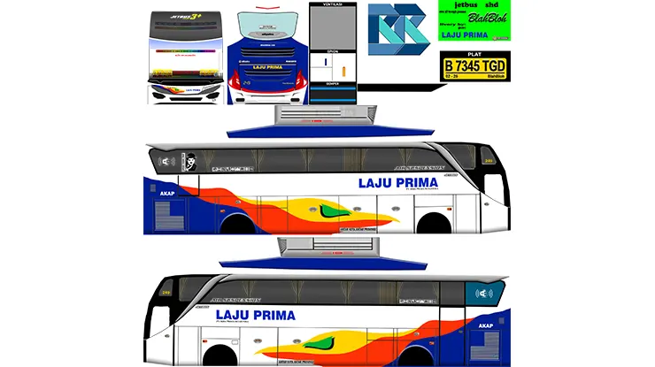 Livery Sadewa Laju Prima Standar AKAP SHD