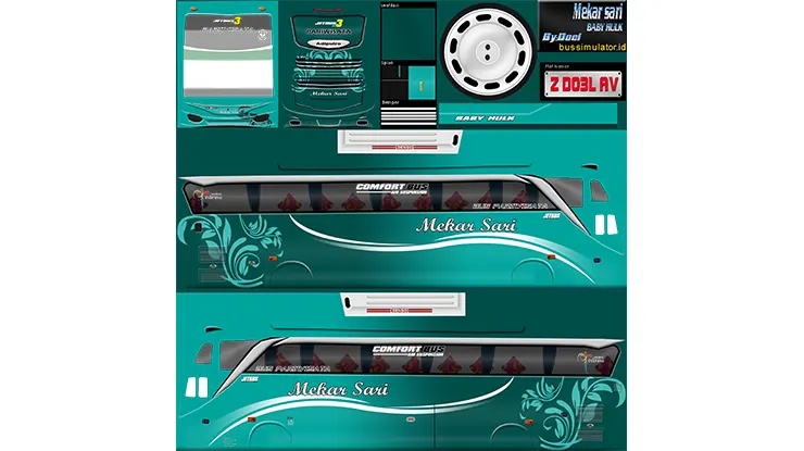 Livery Sadewa Mekar Sari Comfort Pariwisata SHD