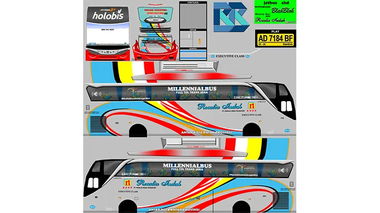 Livery Sadewa Rosalia Indah Milenial SHD