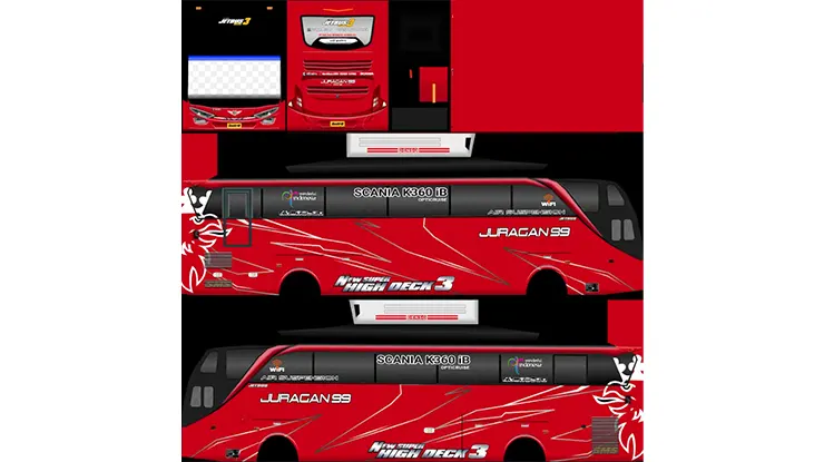 Livery Juragan 99 Road Runner