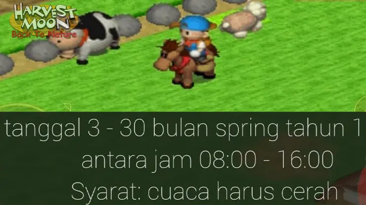 Syarat Mendapat Kuda di Harvest Moon