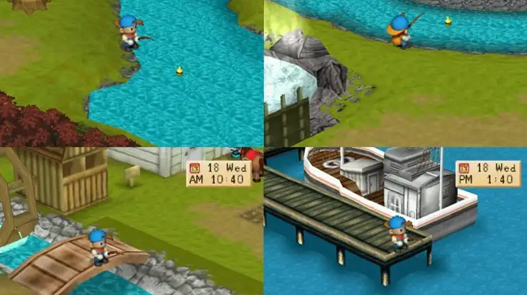 Tempat Mancing di Harvest Moon