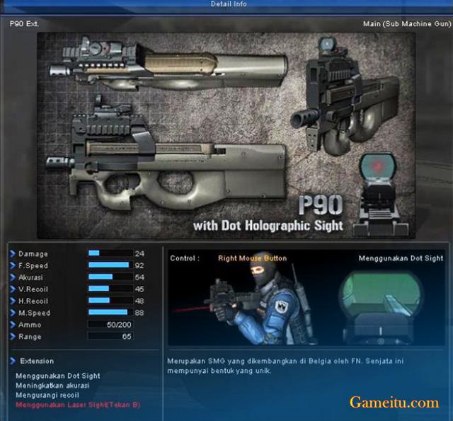 Konfigurasi Title P90 Auto Headshot dan Lurus 2 title p90