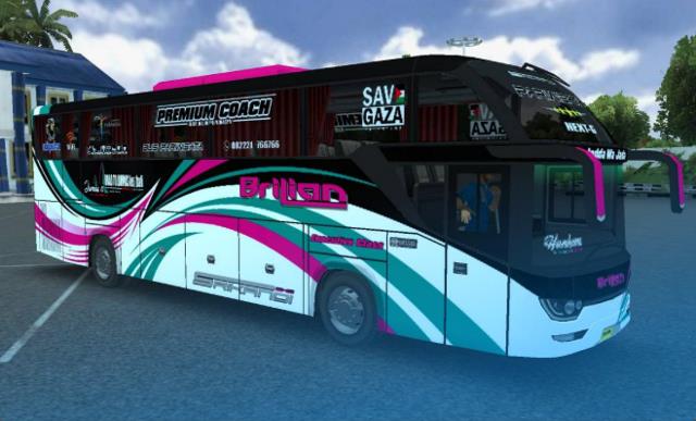Livery Bus Srikandi SHD: Cara Membuat & Tips Desain 1 livery bus srikandi shd